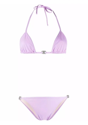 1017 ALYX 9SM rollercoaster-buckle bikini set - Purple