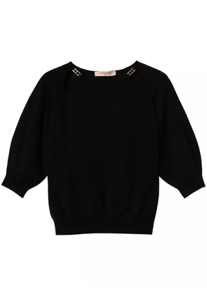 TWINSET cut-out sweater - Black