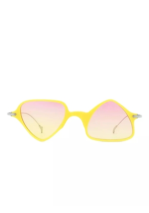 Eyepetizer Twiggy geometric-frame sunglasses - Yellow