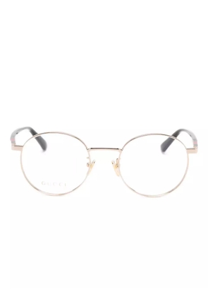 Gucci Eyewear round-frame glasses - Gold