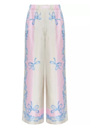Versace Cameo palazzo pants - Neutrals