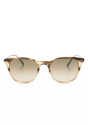 Oliver Peoples Gerardo round-frame sunglasses - Brown