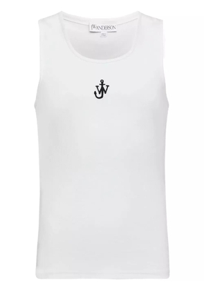 JW Anderson anchor logo tank top - White