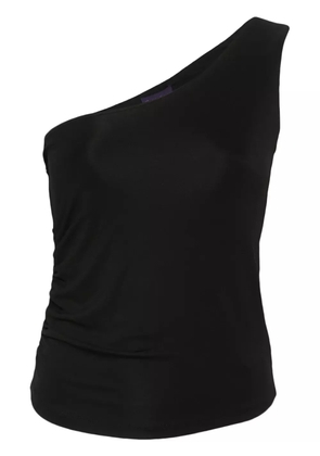 Ralph Lauren Collection tonal stitching one-shoulder top - Black