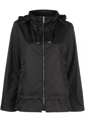 Moorer Sinia hooded jacket - Black