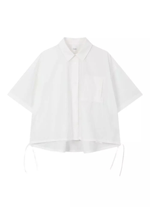 TOMBOY short-sleeve cropped shirt - White
