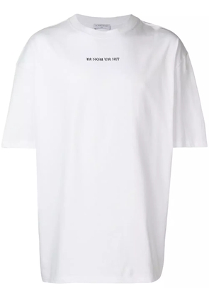 Ih Nom Uh Nit David Bowie print T-shirt - White