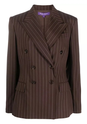Ralph Lauren Collection Safford striped wool blazer - Brown