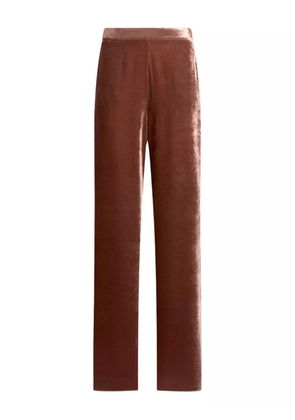 ETRO velvet palazzo trousers - Pink