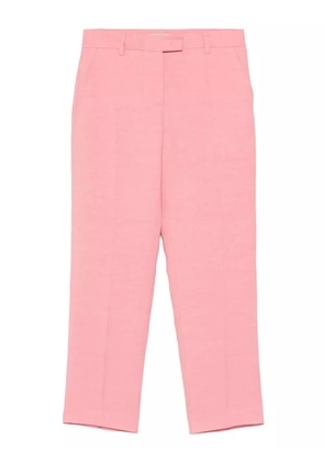 Alberto Biani slub-textured trousers - Pink