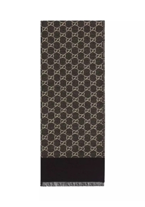Gucci GG jacquard scarf - Black