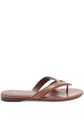 FENDI Fling flat sandals - Brown