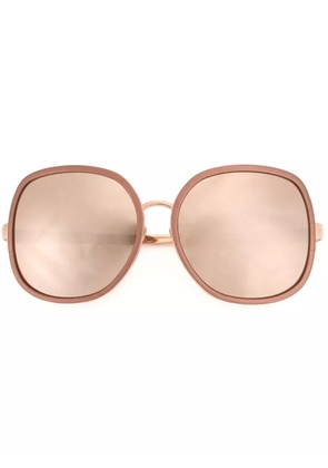 Linda Farrow square sunglasses - Pink