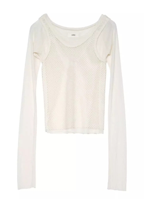 Muller Of Yoshiokubo layered-design top - Neutrals