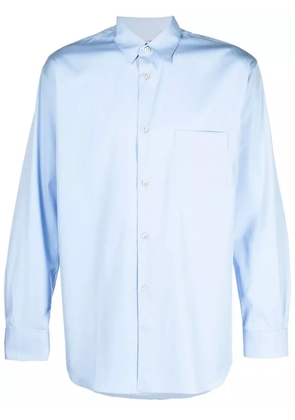 Comme Des Garçons Shirt long-sleeve cotton shirt - Blue