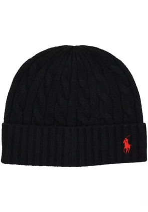 Ralph Lauren Collection Polo Pony beanie - Black