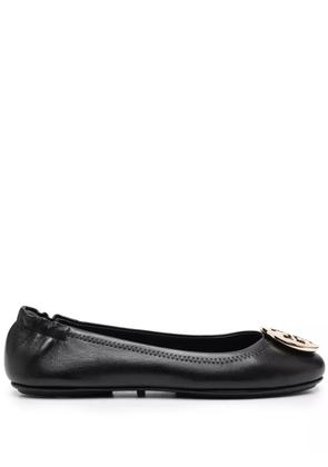 Tory Burch Minnie travel ballerina shoes - Black