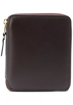 Comme Des Garçons Wallet zip-around leather wallet - Brown