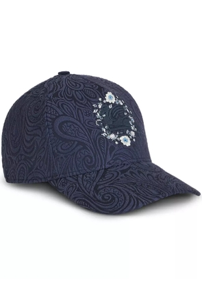 ETRO paisley-embroidered baseball cap - Blue