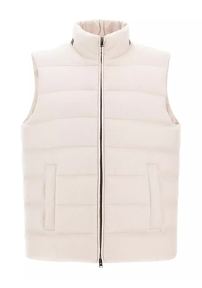 Herno quilted zip-front gilet - Neutrals