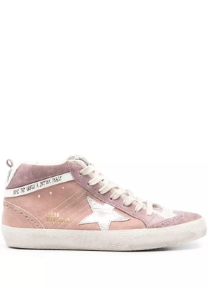Golden Goose Mid Star suede sneakers - Pink