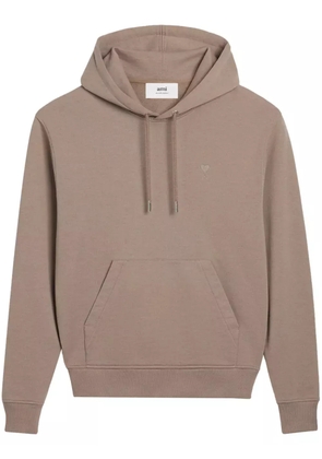AMI Paris Ami De Coeur hoodie - Brown