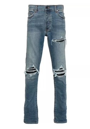 AMIRI MX1 distressed-effect skinny jeans - Blue