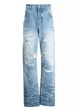 AMIRI distressed lose-fit jeans - Blue