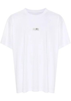 MM6 Maison Margiela numbers motif-patch cotton T-shirt - White