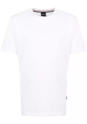 BOSS logo-print cotton T-shirt - White