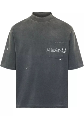 Maison Margiela logo-print T-shirt - Grey