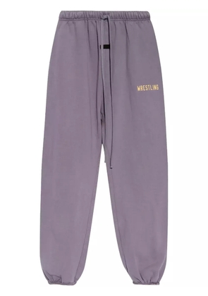 FEAR OF GOD ESSENTIALS logo-print track pants - Purple