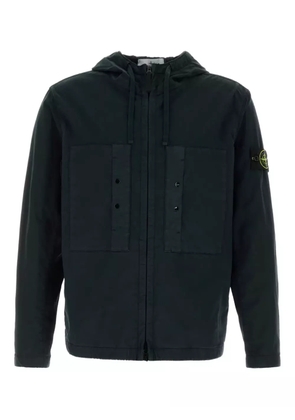Stone Island jersey hooded jacket - Black
