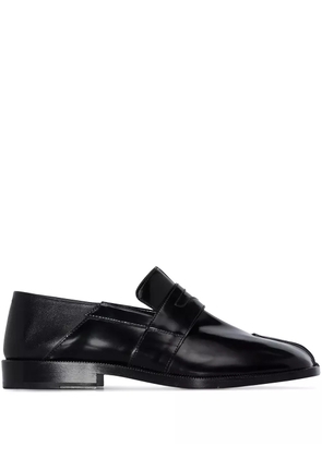 Maison Margiela Tabi leather loafers - Black