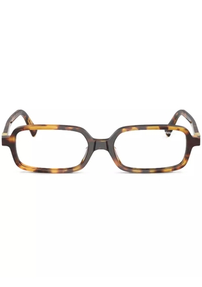 Miu Miu Eyewear rectangle-frame sunglasses - Brown