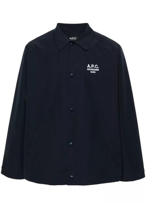 A.P.C. Regis shirt jacket - Blue
