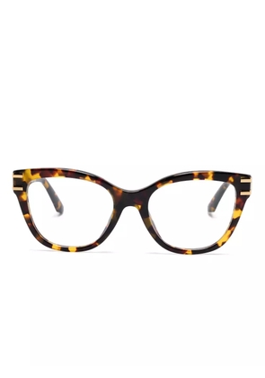 Dolce & Gabbana Eyewear tortoiseshell-effect glasses - Brown