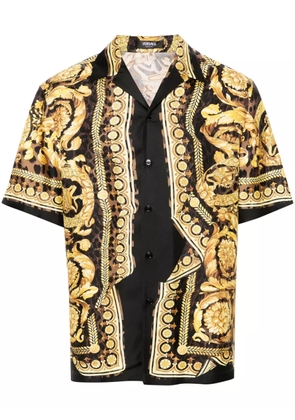 Versace Wild Barocco silk shirt - Black