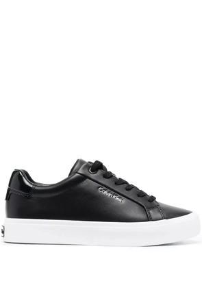 Calvin Klein Vulc Nano Fox leather sneakers - Black