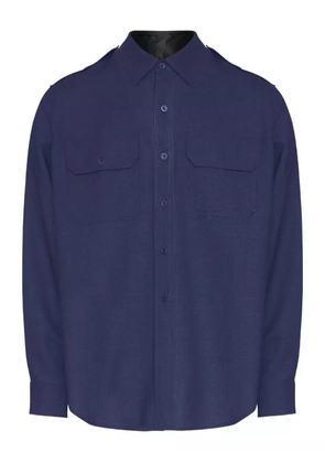 Maison Margiela wool shirt - Blue