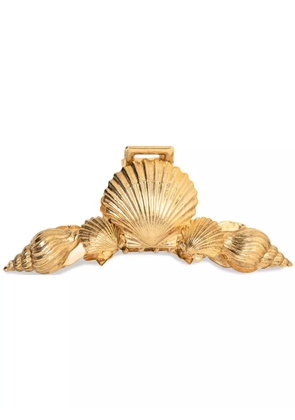 Jennifer Behr Oceane shell-design claw clip - Gold