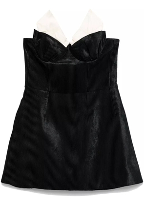 SHUSHU/TONG bustier mini dress - Black