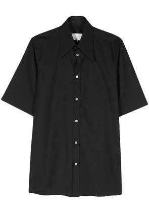 Maison Margiela four stitch-logo cotton shirt - Black