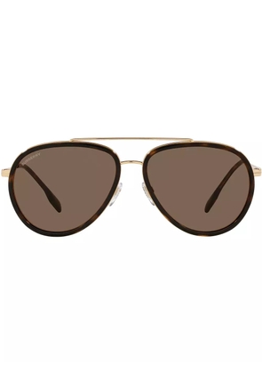 Burberry Eyewear Oliver pilot sunglasses - Gold