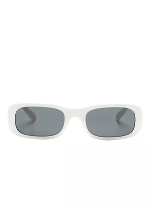 Miu Miu Eyewear Miu Glimpse rectangle-frame sunglasses - White