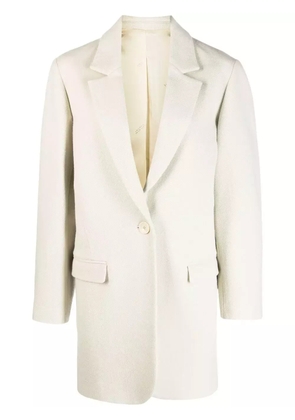 ISABEL MARANT Jilinka single-breasted coat - Neutrals