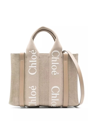 Chloé small Woody tote bag - Neutrals