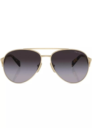 Prada Eyewear aviator-frame sunglasses - Gold