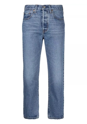 Levi's 501® cropped straight-leg jeans - Blue