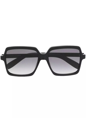 Saint Laurent Eyewear oversize-frame sunglasses - Black